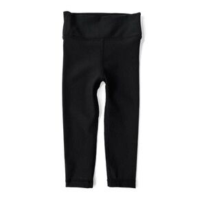 Little Bipsy Black Leggings High Waist Stretch Ribbed